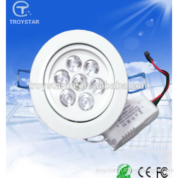 7w led celing light recessed transformer driver and torsion spring for led downlight